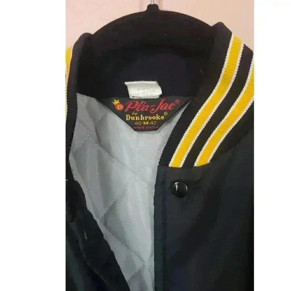 Vintage bomber jacket Pla-Jac Dunbrooke mens size medium Indiana Bell Ameritech